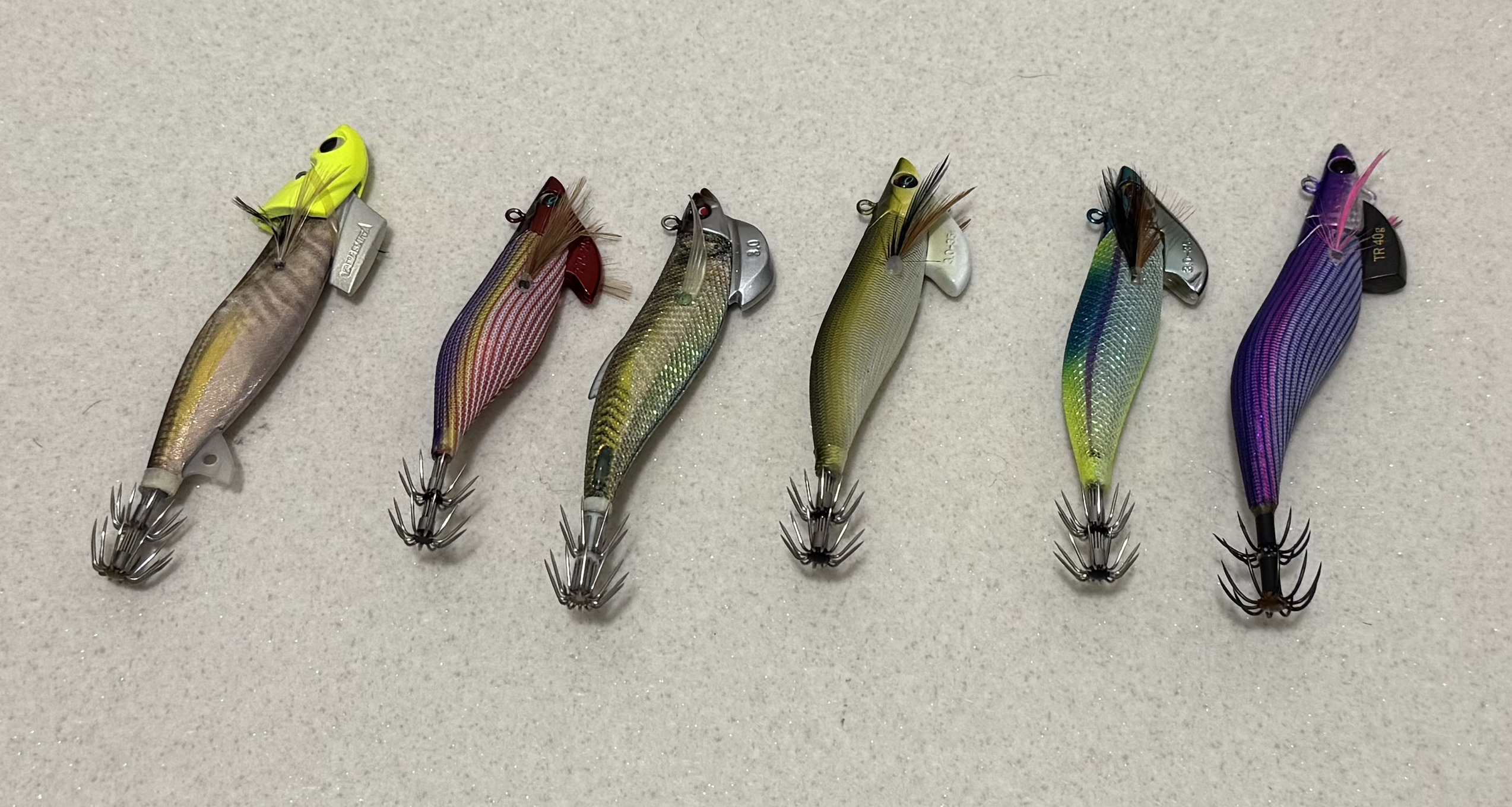 ティップラン用のエギいろいろ